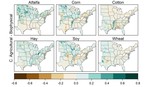 Shifting cultivation geographies in the Central and Eastern US